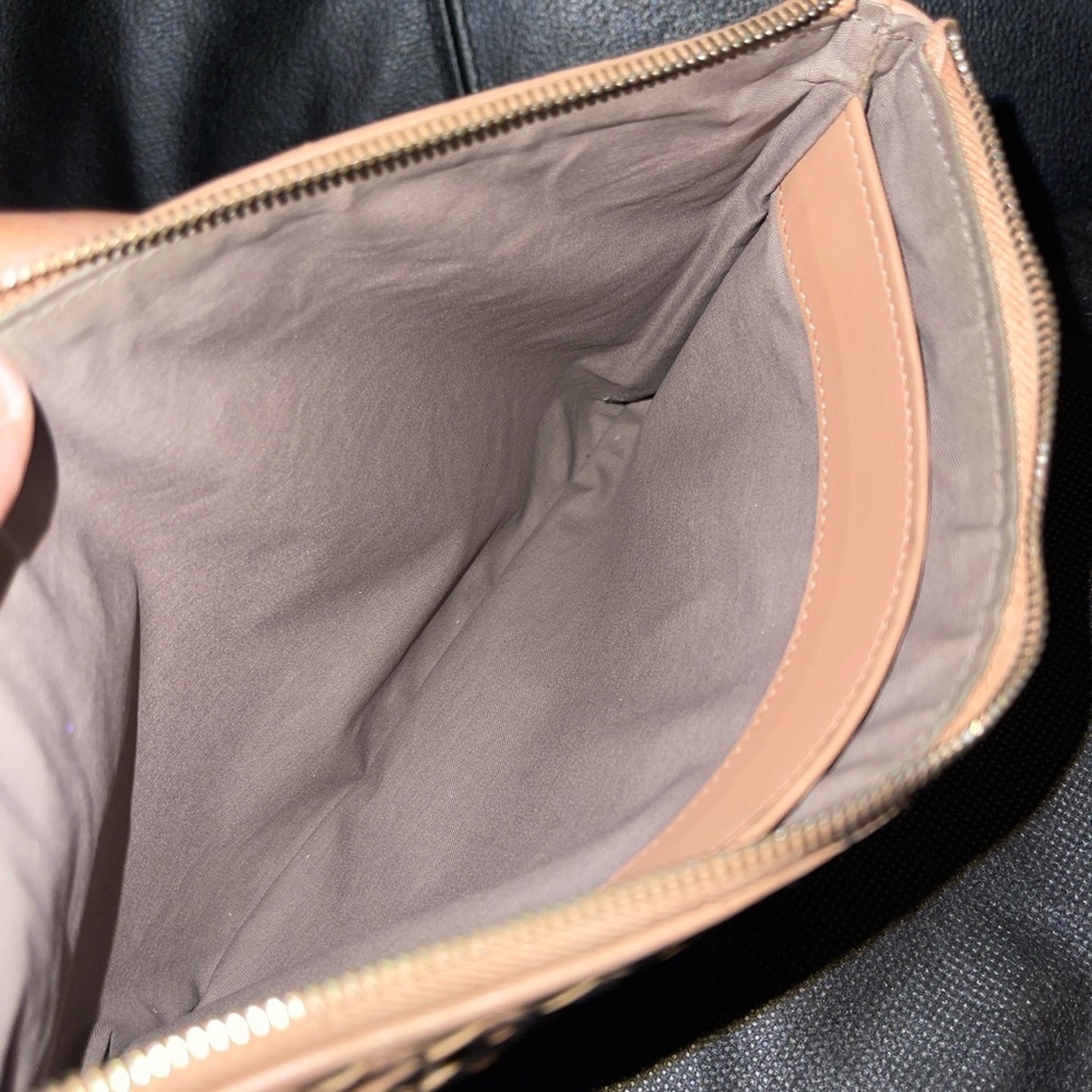 BOTEGA VANETA Intrecciato Dusty Rose Woven LAMBSKIN Clutch WITH ENTRUPY COA - Picture 8 of 16